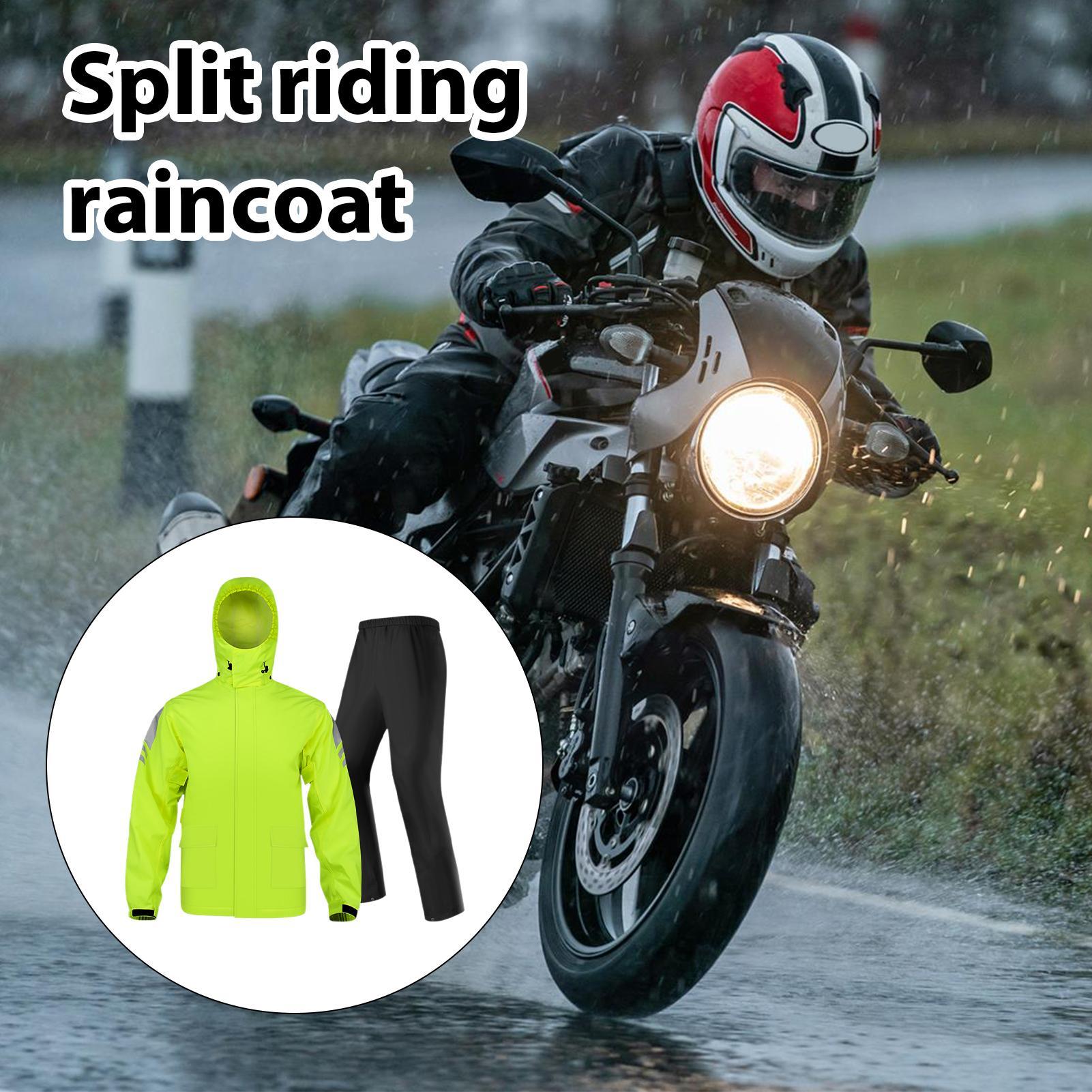 Motorcycle Gear Rain - Waterdichte regenpakken voor heren Ademende beschermende