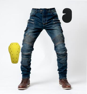 Motorcycle Gear Jeans - Motorrijden Broek Mannen Jeans Anti-Val Broek