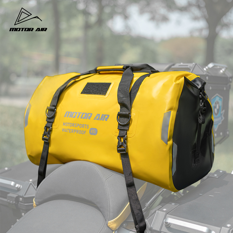 Motorcycle Gear Organizer - Motor-Air Gele Motorzadeltas 2026 Nieuwe Achterzadeltas