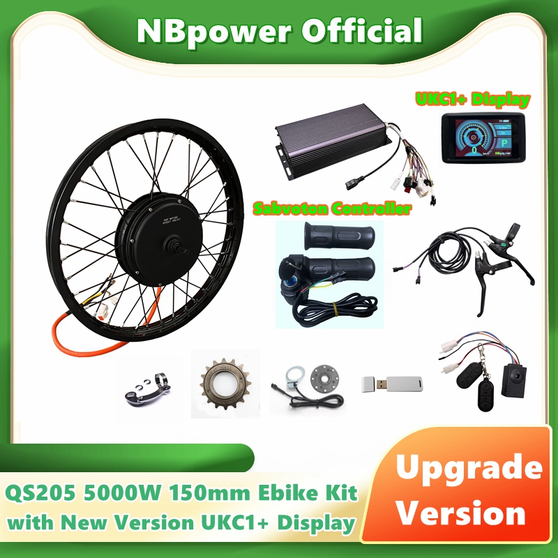 Motorcycle Gear Hub - NBpower/QS205 5000W V3 150mm Achter Motorfiets