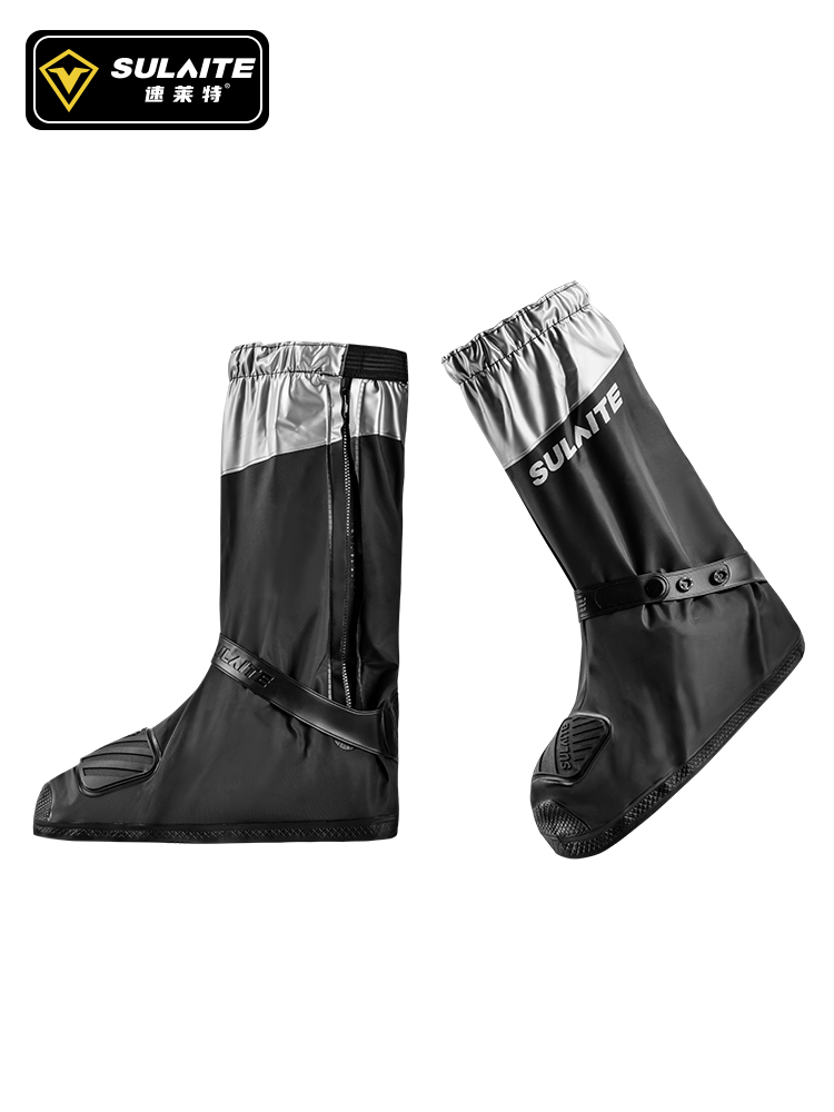 Motorcycle Gear Rain - Sulaite Motorfiets Regenlaarzen Waterdichte Schoenovertrek Reflecterende
