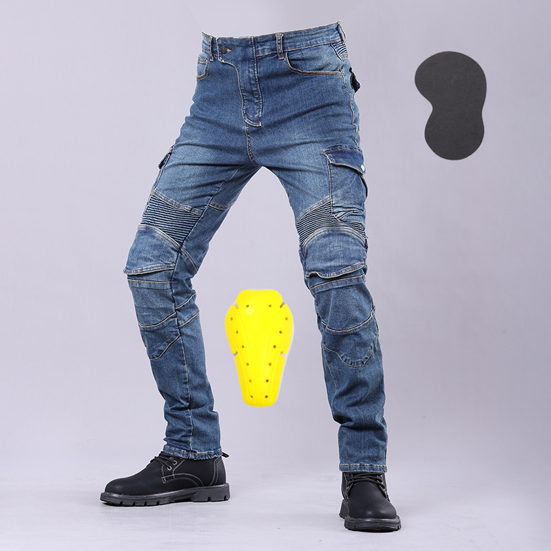 Motorcycle Gear Jeans - Motorrijden Jeans Vier Seizoenen Anti-drop Ridder