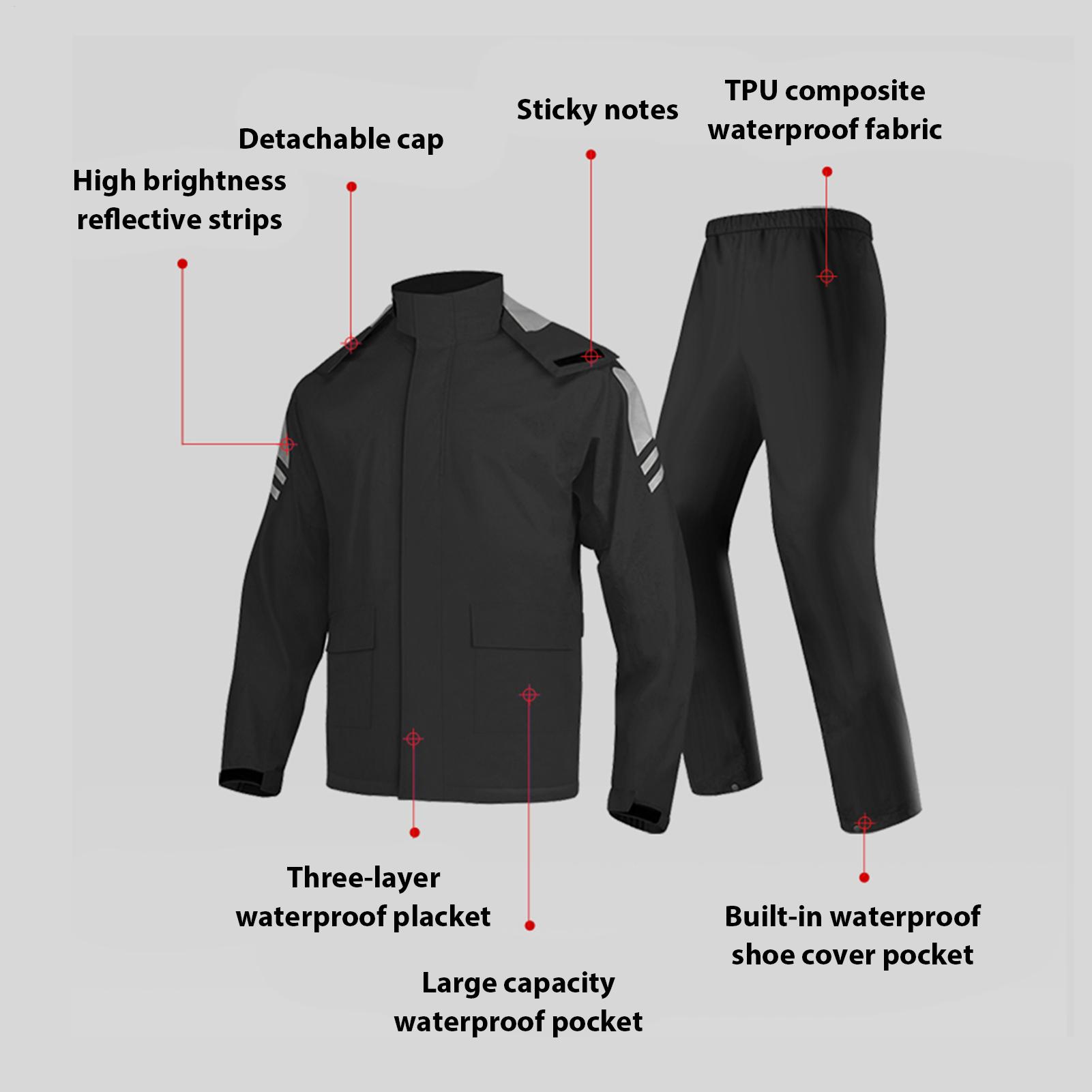 Waterdichte regenpakken voor h - Motorcycle Gear Rain recensie en prijs