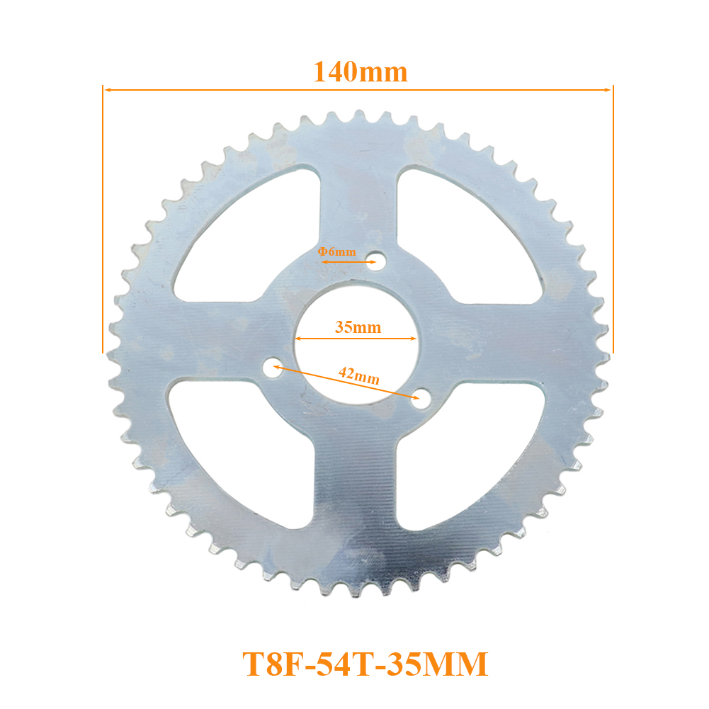 Motorfiets T8F 54T 35mm achter - Motorcycle Gear Organizer recensie en prijs
