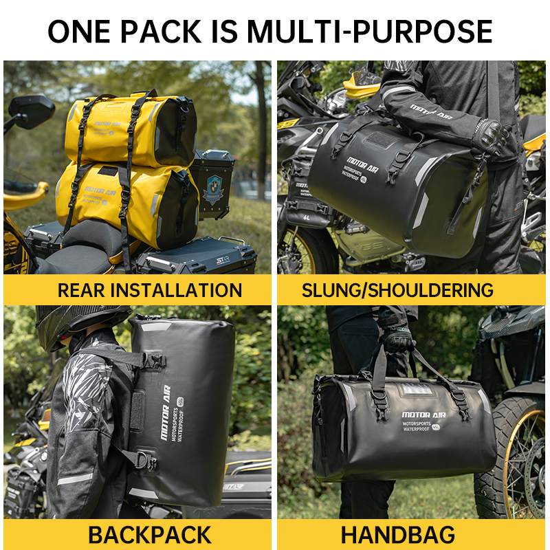 Motor-Air Gele Motorzadeltas 2 - Motorcycle Gear Organizer recensie en prijs