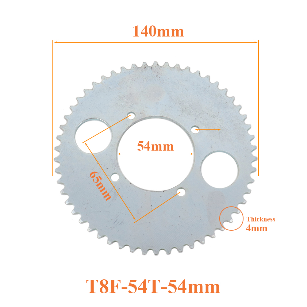 T8F 54T Kettingplaat 54mm 54 T - Motorcycle Gear Organizer recensie en prijs