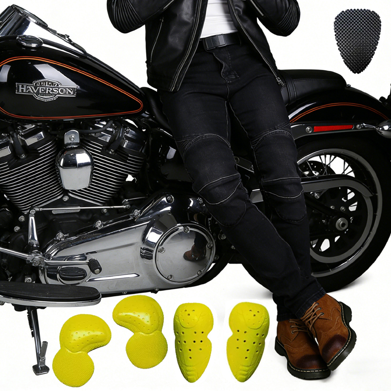 Motorfietsbroek voor heren, zw - Motorcycle Gear Jeans recensie en prijs