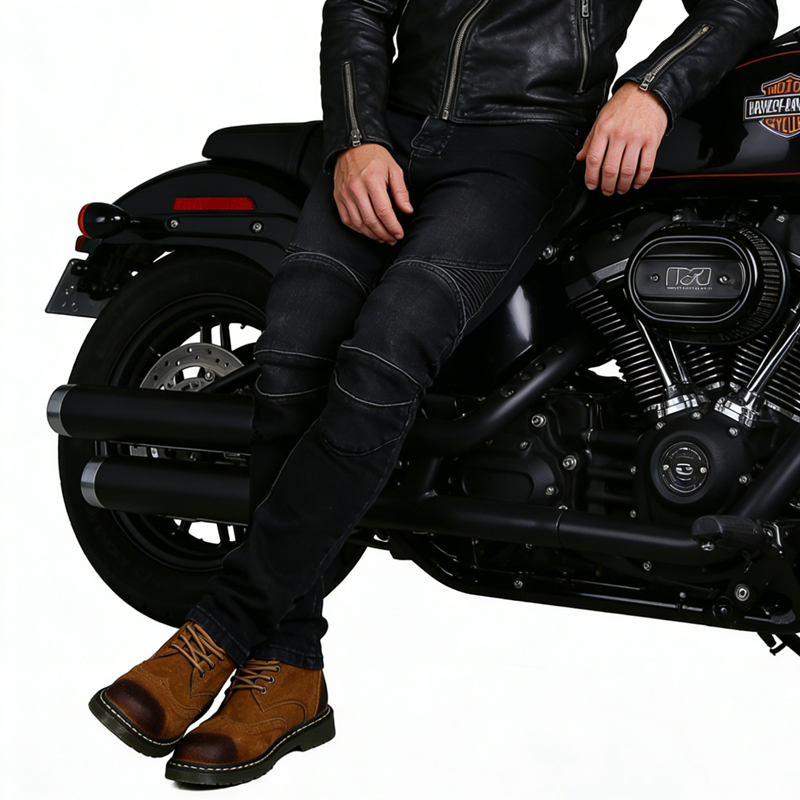 Motorfietsbroek voor heren, zw - Motorcycle Gear Jeans recensie en prijs