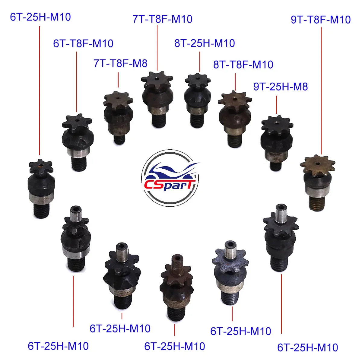 6T 7T 8T 9T 25H T8F M8 M10 Ket - Motorcycle Gear Organizer recensie en prijs