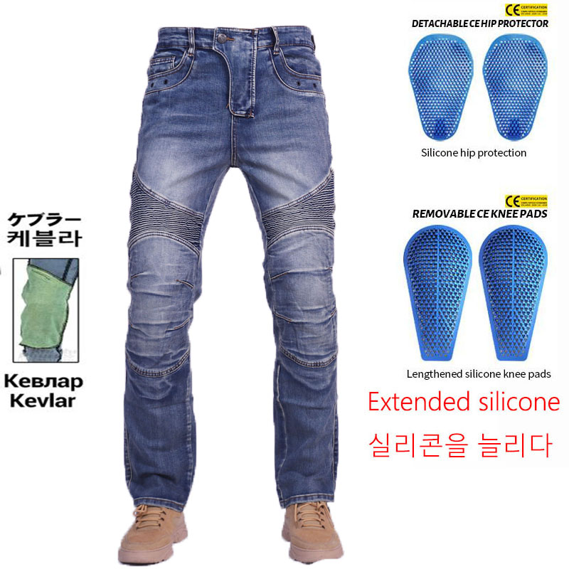 Amekaji Kevlar In Knie Motorfi - Motorcycle Gear Jeans recensie en prijs