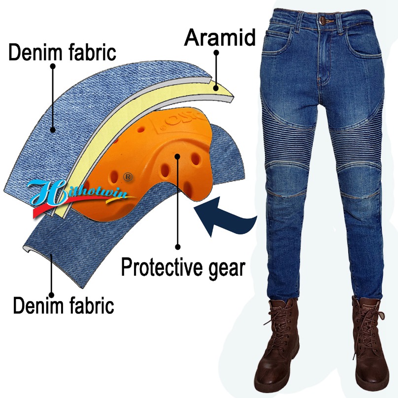Dames motorjeans Kevlar motorb - Motorcycle Gear Jeans recensie en prijs