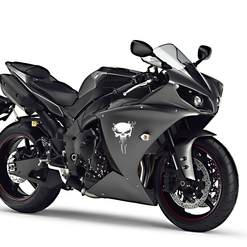 Motorstickers Schedel Sticker  - Motorcycle Gear Hub recensie en prijs