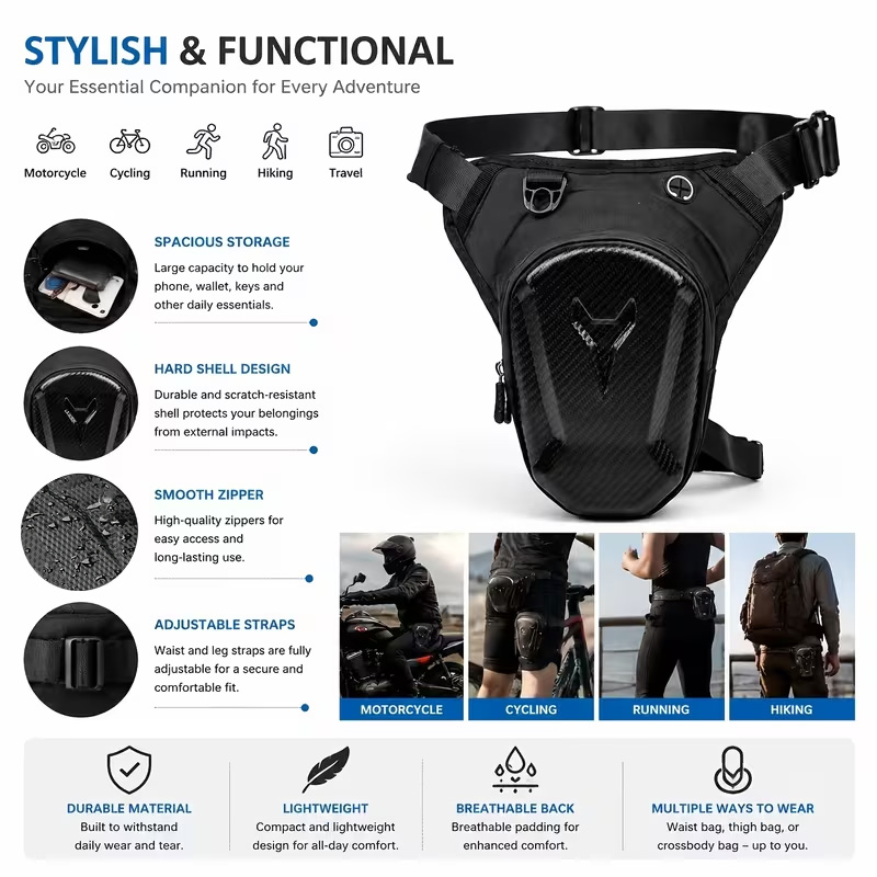 Motorfiets been-tanktas Waterd - Motorcycle Gear Organizer recensie en prijs