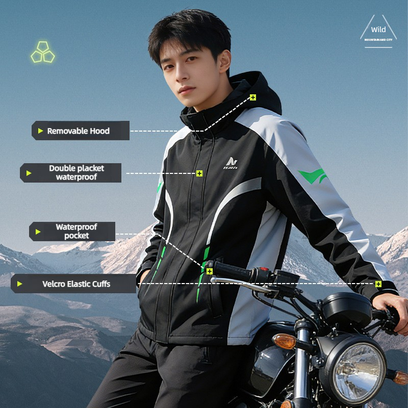 Motorregenpak heren waterdicht - Motorcycle Gear Rain recensie en prijs