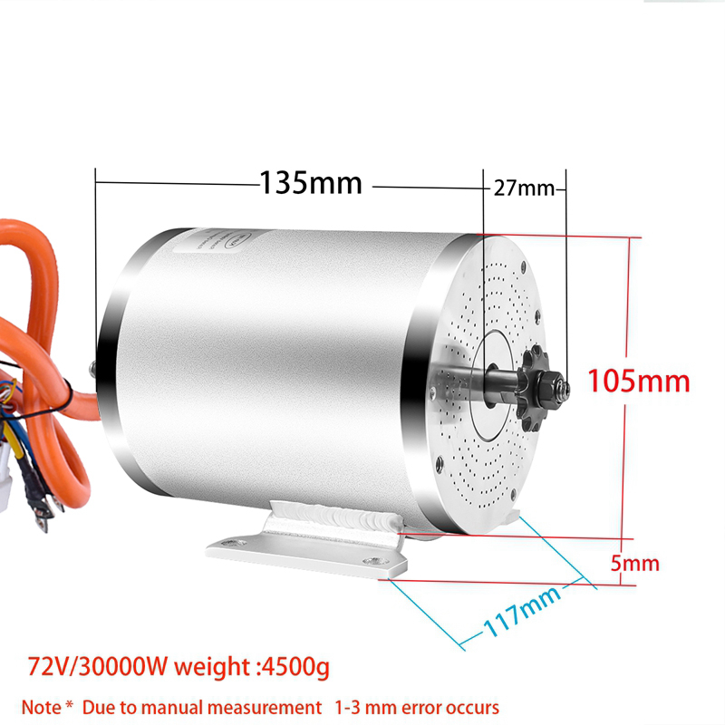 48V 72V 3000W 2000W Elektrisch - Motorcycle Gear Hub recensie en prijs
